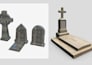 design stunning 3d grave, tombstone, headstone and memorial with rendering